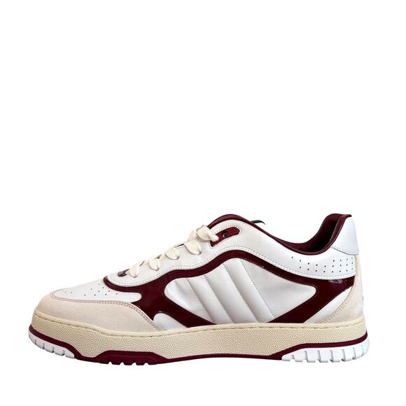 GUCCI Re-Web Sneaker White Leather 786186 Men\'s Size 11.5 US 12 $1150 NEW main image 7